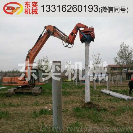 黑龙江光伏打桩机厂家 钢板桩打拔桩机直销