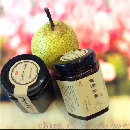 北京河北天津六棱蜂蜜瓶方形果酱瓶、腌菜瓶辣酱瓶玻璃瓶厂家