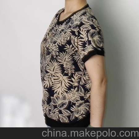 中老年女装夏装女短袖T恤中年女装时尚妈妈装上衣厂家批发
