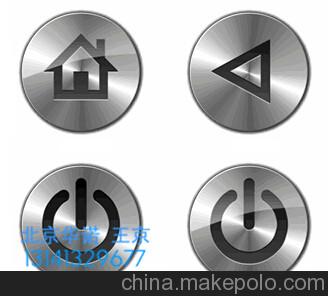金属按键激光打标刻字刻数字刻英文字母加工