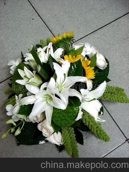 香水百合 会议桌花 酒店用品 植物 鲜花 开业庆典
