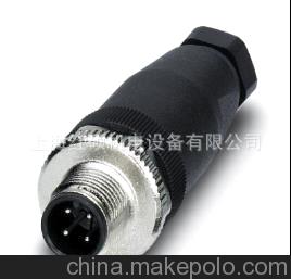 M12 自接线连接器 针端 公头