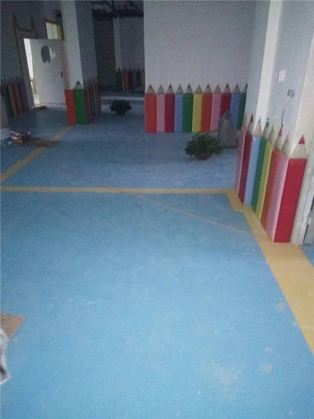 幼兒園pvc地板膠，幼兒園室內地膠板，幼兒園卡通地面