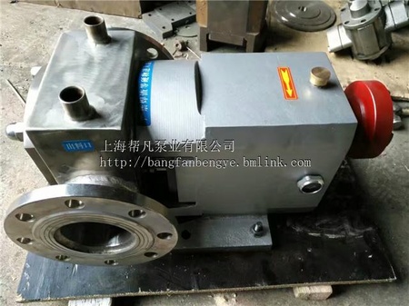食品级不锈钢保温型高粘度凸轮转子泵-上海帮凡泵业有限公司图片