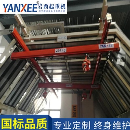 上海kbk柔性起重机KBK手动小型行吊系统汽车工业用