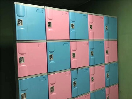 学生储物柜塑料书包柜带锁 幼儿园迷你柜厂家批发价格