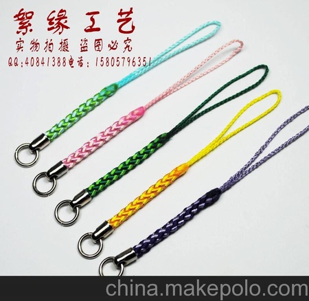 镍无圈 DIY混批 日本人造丝手机绳25-30# 饰品吊绳 手机挂绳