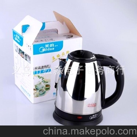 Midea/美的快水壶1.8L 不锈钢 电热水壶 电水壶 电烧水壶