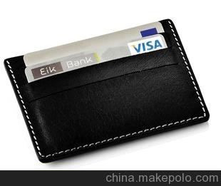 丹麦 stelton 皮革 牛皮 信用卡夹/信用卡包
