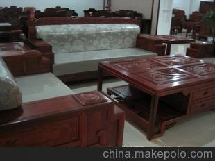红木家具 非洲花梨木 六件套 沙发