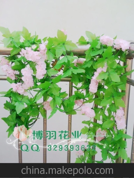 干花绢花假花仿真花人造花装饰花清明花厂家直销 风信子藤条批发