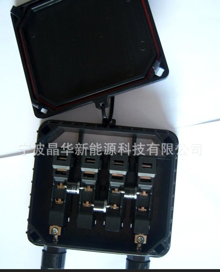 TUV&UL认证 180W组件接线盒，光伏接线盒带MC4光伏连接器