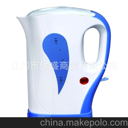 环保PP电热水壶 塑料电水壶 1.8L 快速电水壶 质比美的电水壶
