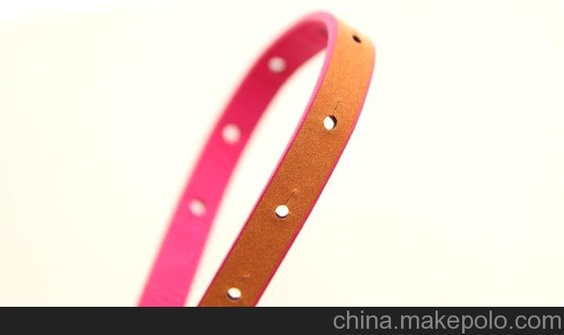 秋冬蝴蝶结珍珠腰带女 女士装饰细皮带 花朵小皮带女 厂家批发