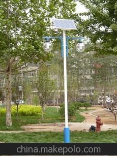 泉州灯具厂家生产批发节能环保双灯头太阳能LED庭院灯