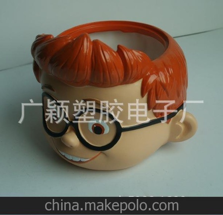 聪明的狗狗 眼镜男孩公仔 天才眼镜狗搪胶杯套 长安搪胶玩具加工