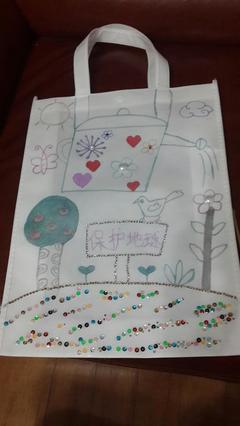手工制作环保袋 如何制作幼儿园手工环保袋图片