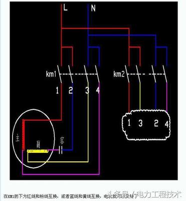 正反交流接触器接线图 交流接触器控制电机正反转接线图,怎么画？