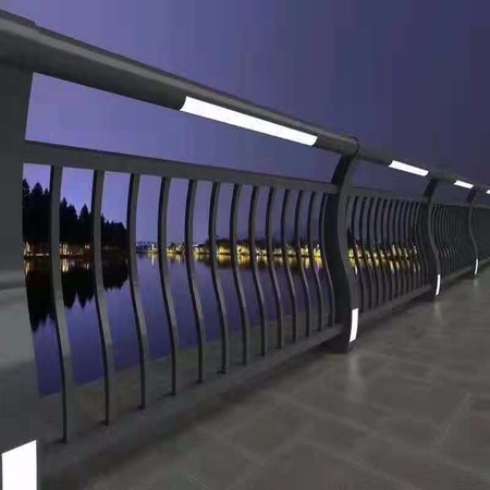 定制 不锈钢 桥梁 景观 河道   园林 LED景观灯光护栏厂家 图纸定做