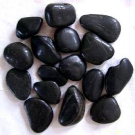 鹅卵石 1-2cm黑色鹅卵石