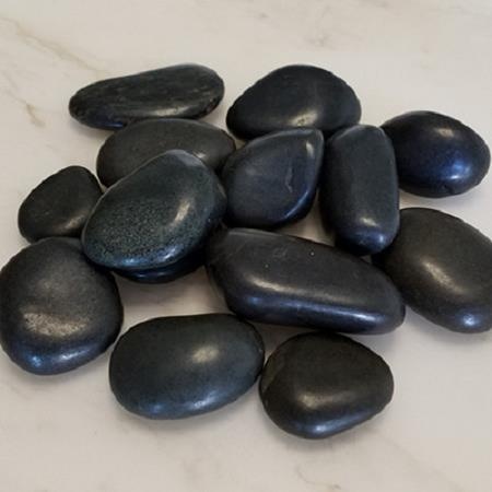 鹅卵石 1-2cm黑色鹅卵石