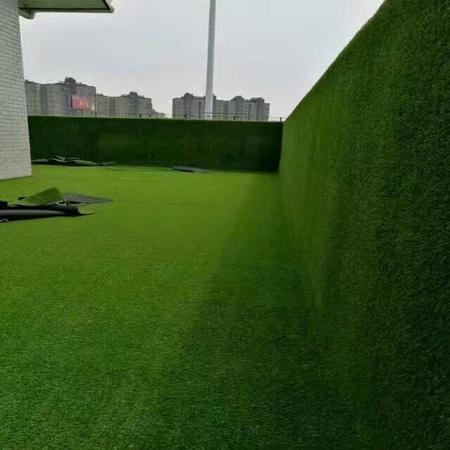 工地工程塑料人工草皮 墙面外镶嵌绿草皮 环保草坪围挡 大型厂家