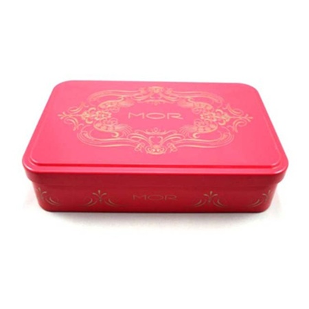 家齐制罐厂马口铁盒印刷直供礼品铁盒红色用铁盒做一个首饰盒